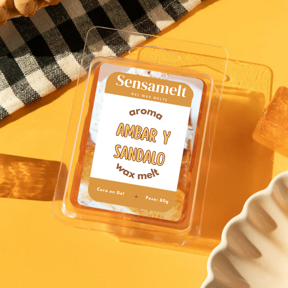 Ambre & Santal - Gel wax melt