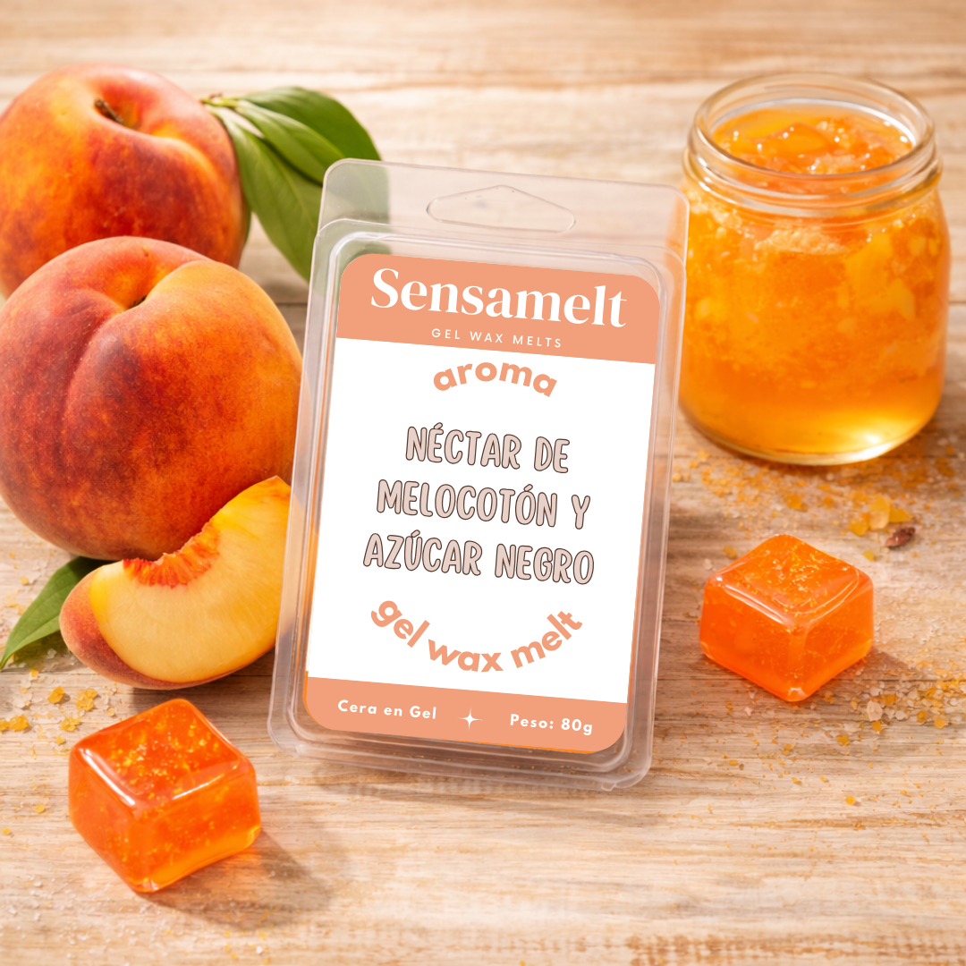 Nectar de Pêche & Sucre Noir - Gel wax melt