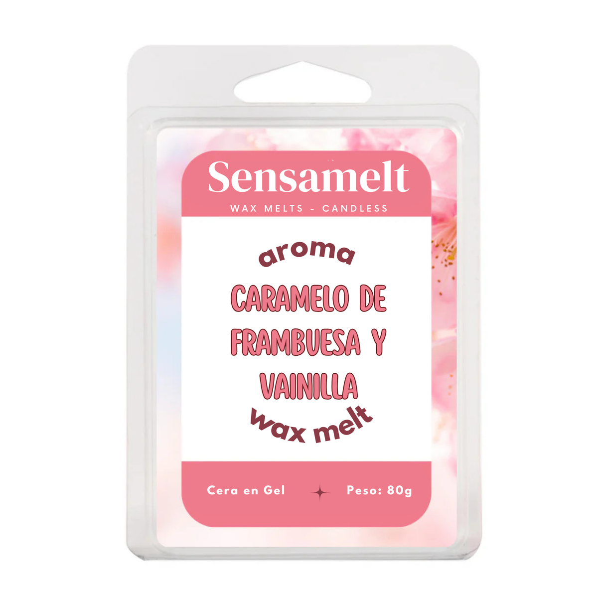 CARAMEL FRAMBOISE & VANILLE - Gel wax melt