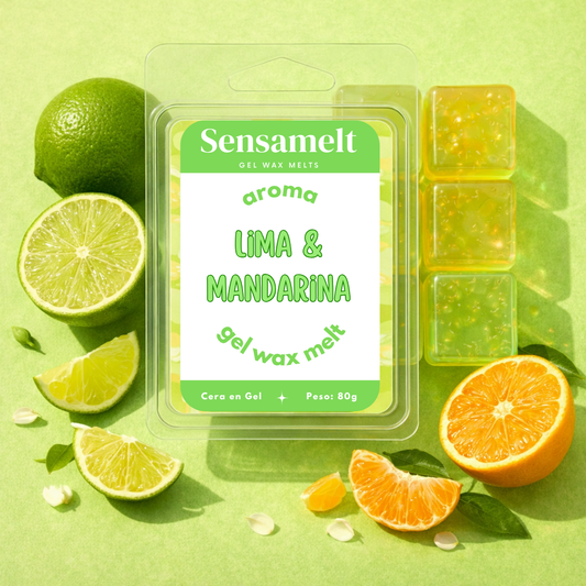 Citron Vert & Mandarine – Gel wax melt
