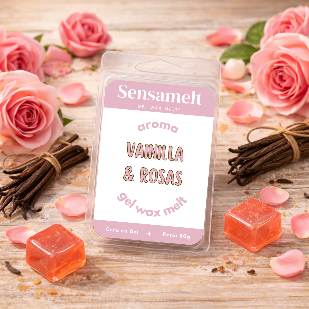 Vanille & Roses - Gel wax melt