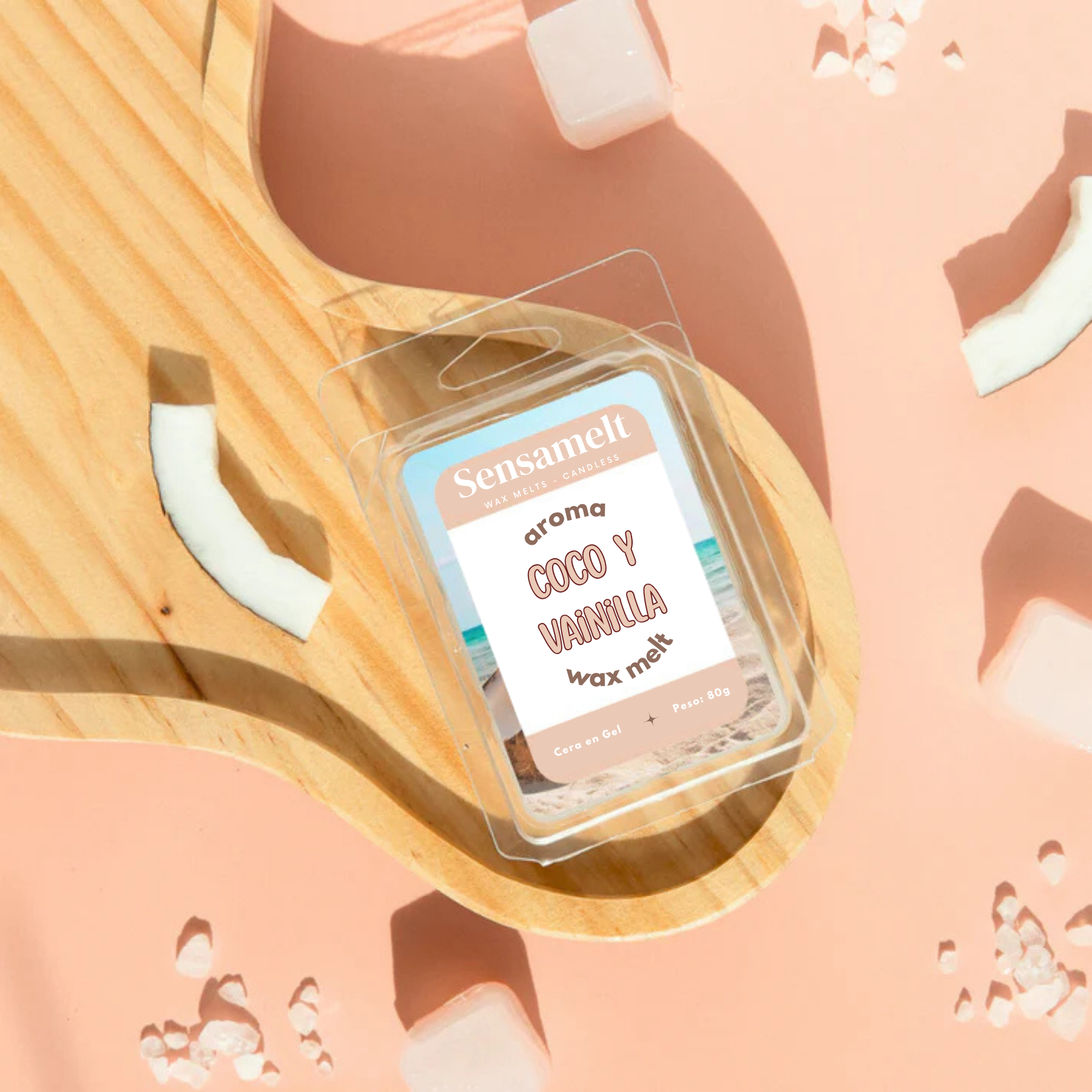 LAIT DE COCO & VANILLE - Gel wax melt