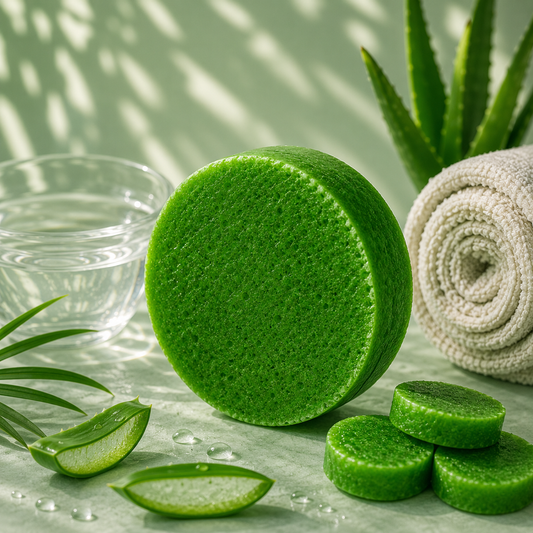 Aloe Vera (Nettoie et Apaise) — Éponge Savon