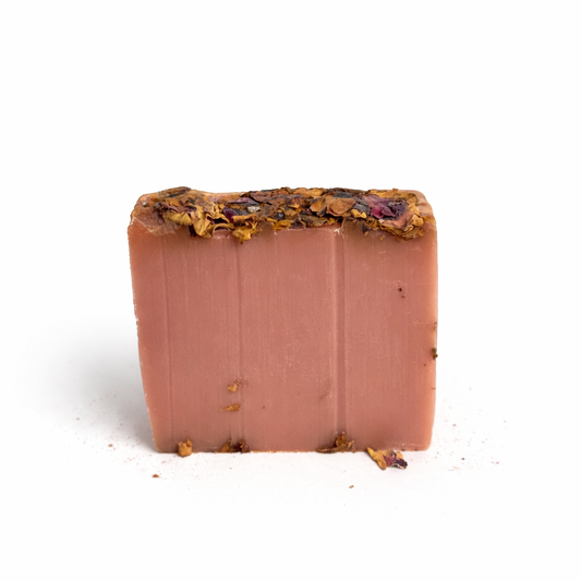 Savon artisanal Rose et Vanille