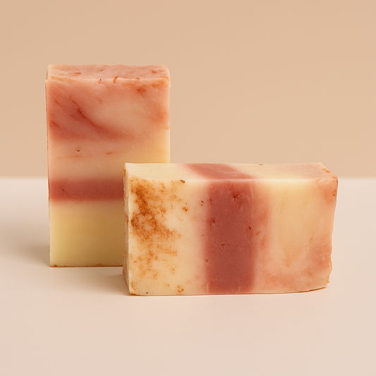 Savon artisanal à l'Argile Rouge (Revitalise la peau)