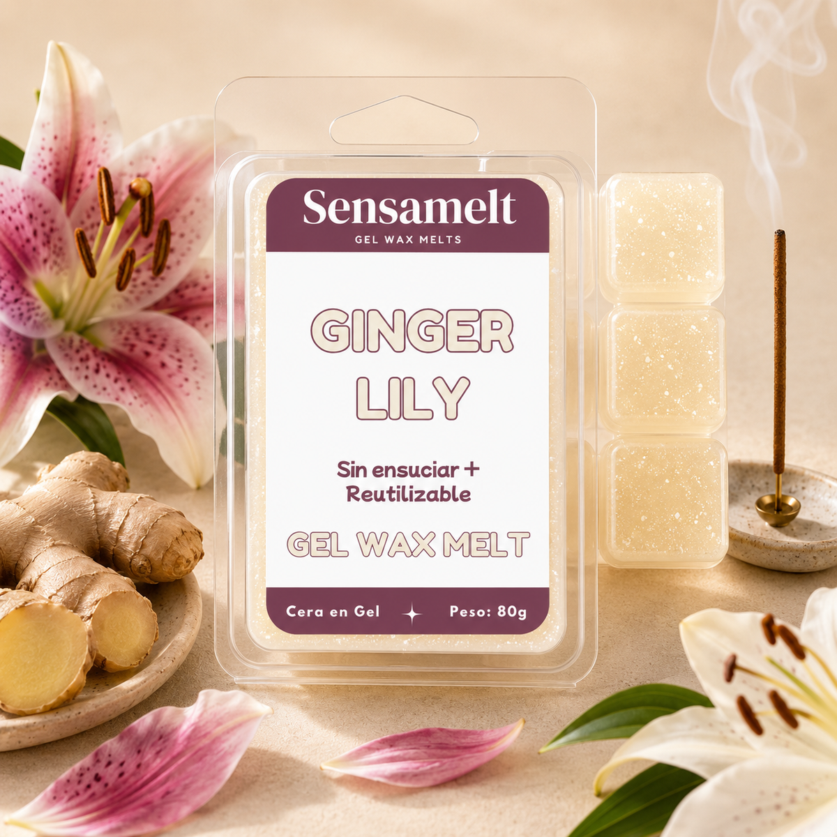 Lys Gingembre – Gel wax melt