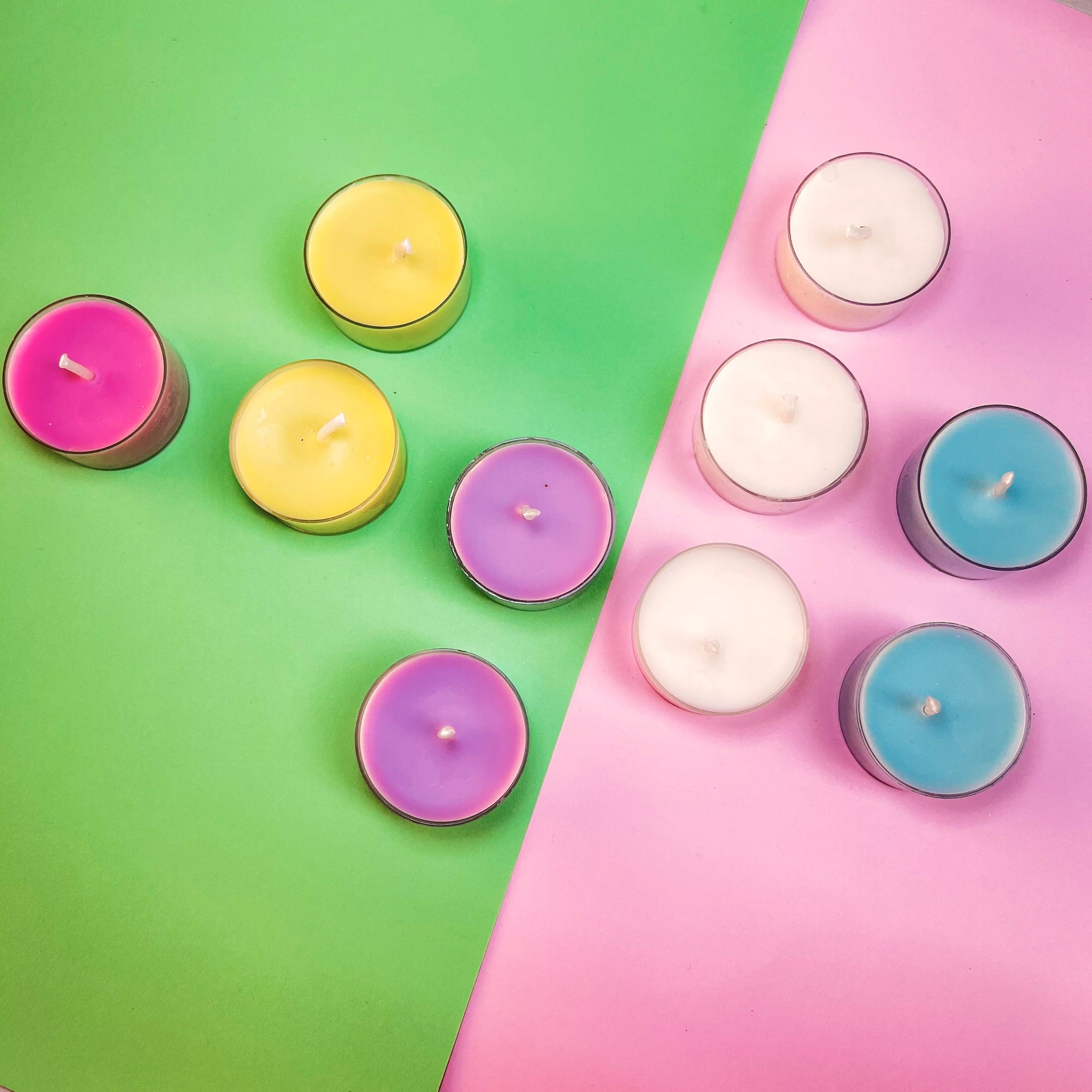 Pack de 10 Bougies Sans Arôme