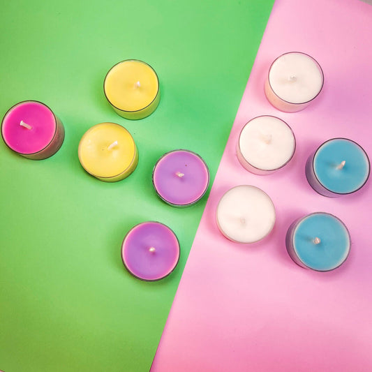 Pack de 10 Bougies Sans Arôme