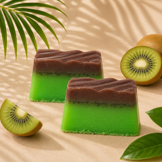 Kiwi (Élimine l'Excès de Sébum et les Impuretés) - Savon tropical